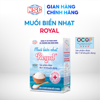 MUỐI BIỂN NHẠT ROYAL BẢO VỆ SỨC KHỎE CỘNG ĐỒNG - 250G (NSC) (Gian hàng chính hãng của Cty CP Muối & TM Nam Định)