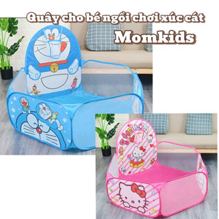 Quây cho bé ngồi chơi lều bóng, xúc cát
