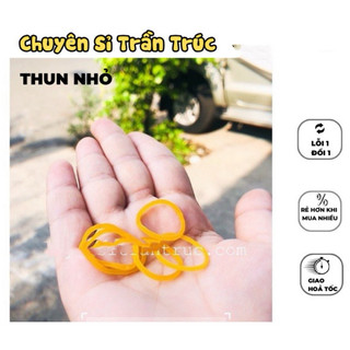 100g Dây thun buộc hàng hóa, dây chun cao su, dây chun vàng cột bịch, bọc, bì, túi nhựa
