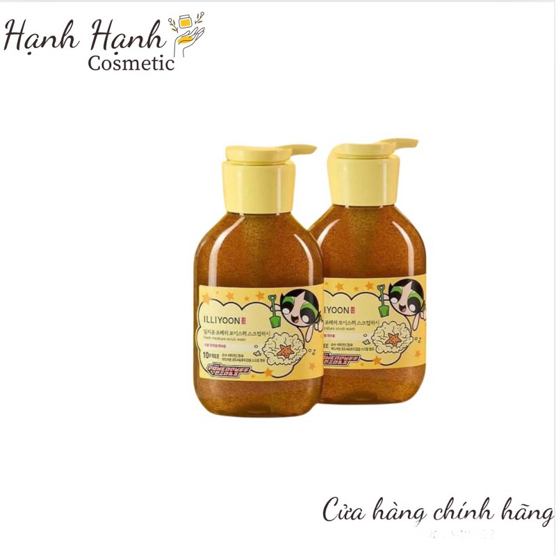 Sữa Tắm Tẩy Tế Bào Chết Illiyoon Fresh Moisture Scrub Wash 400ml