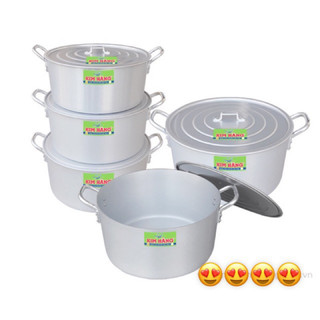 Nồi nhôm kim hằng dày size to 32 34 36 38