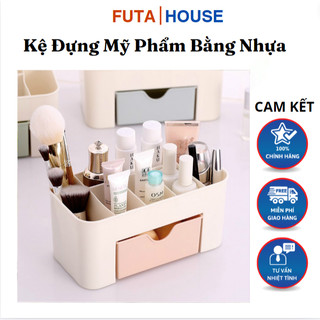 Kệ đựng mỹ phẩm bằng nhựa hộp khay đựng mỹ phẩm để bàn mini