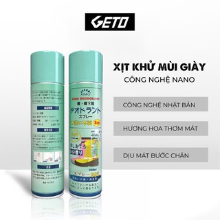 Bình xịt khử mùi hôi chân và làm sạch mùi giày Ximo cao cấp 300ml | Loại bỏ vi khuẩn, ngăn mồ hôi công nghệ bạc AG+