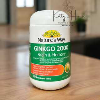 NATURE’S WAY GINKGO BILOBA 2000mg LỌ 120 VIÊN CHÍNH HÃNG