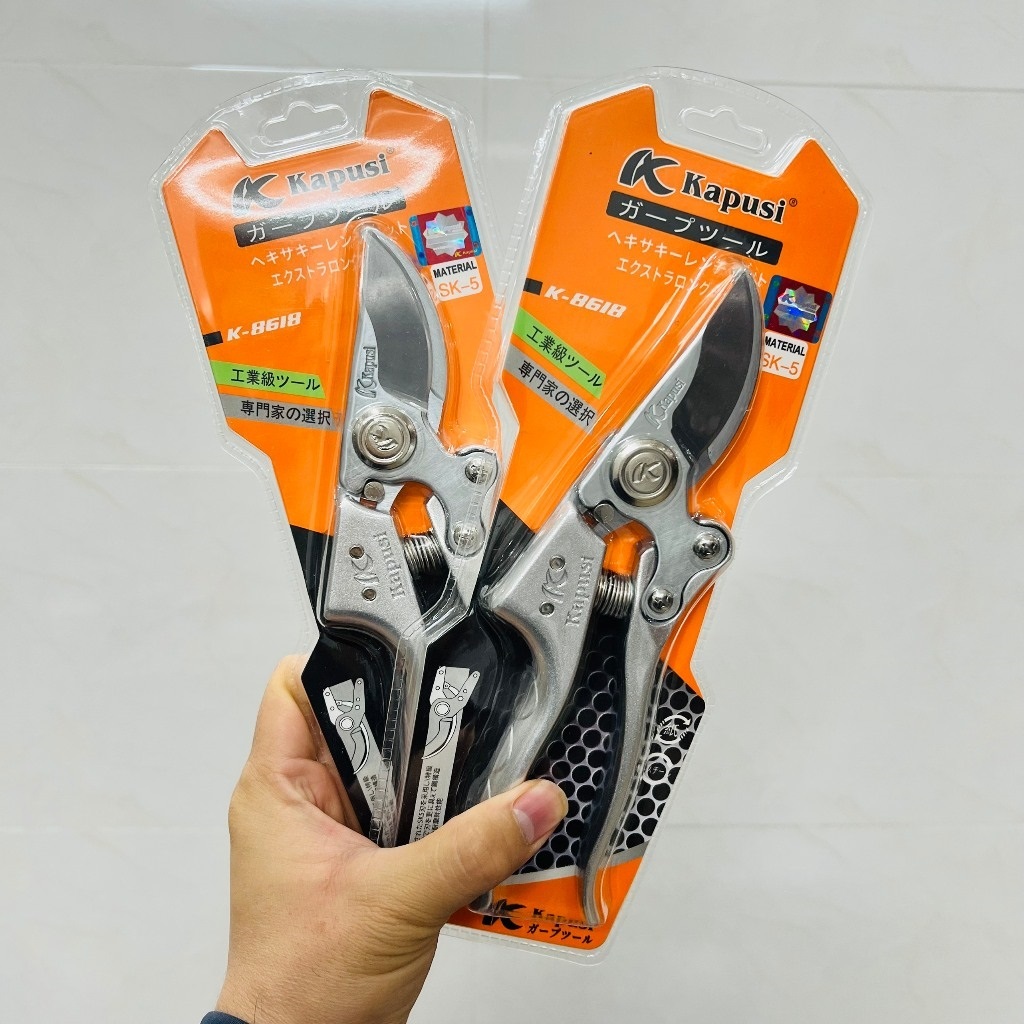 Kéo cắt cành KAPUSI loại 1 ( chữ in chìm )