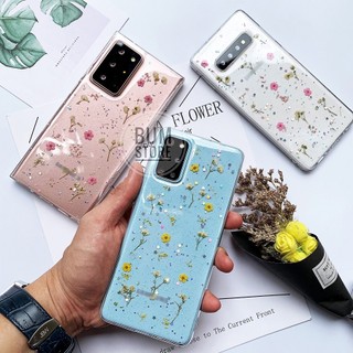Ốp lưng dẻo hoa khô thật samsung galaxy note 10 / note 10 plus