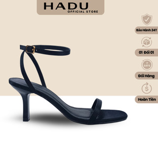 Giày Cao Gót 7P Sandal Quai Ngang Dây Mảnh HADU G731 Đế TPR Chống Trượt Chất Liệu Cao Cấp BH 24T