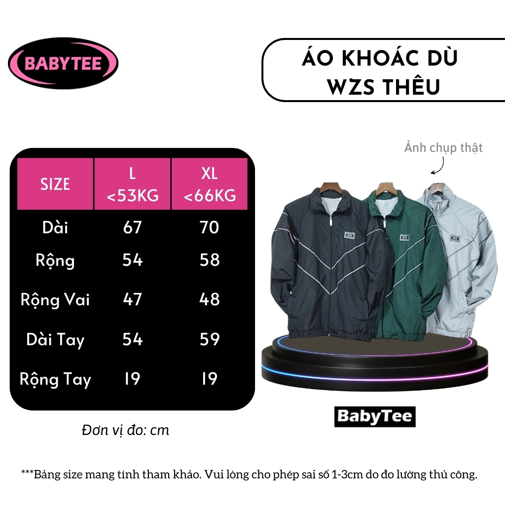 Áo khoác dù Nam Nữ Unisex Ulzzang Nhiều Mẫu Hot Áo Bomber dù 2 lớp lên from mặc siêu đẹp Baby Tee | BigBuy360 - bigbuy360.vn