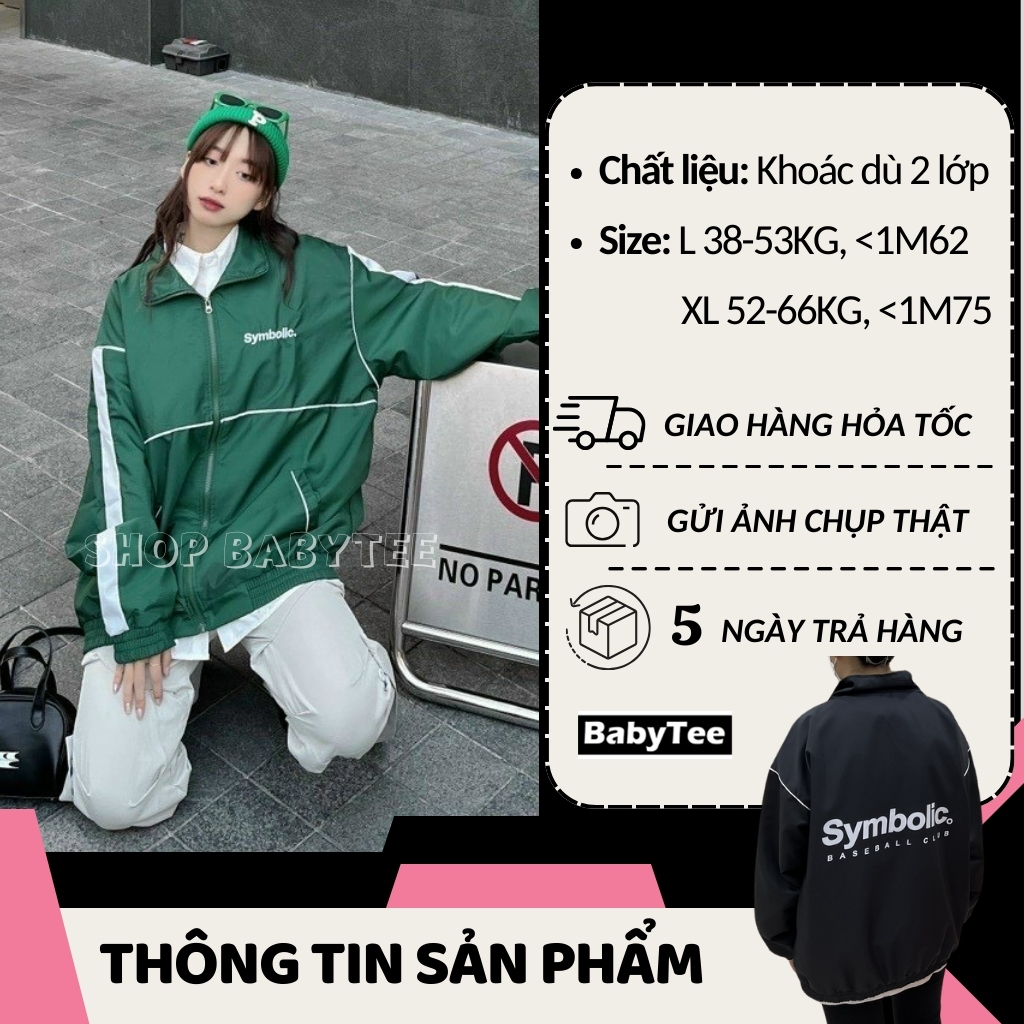 Áo khoác dù Nam Nữ Unisex Ulzzang Nhiều Mẫu Hot Áo Bomber dù 2 lớp lên from mặc siêu đẹp Baby Tee | BigBuy360 - bigbuy360.vn