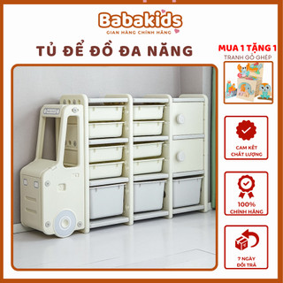 Tủ Đựng Đồ Đa Năng Cho Bé Hình Ô tô  Phong Cách Hàn Quốc Nhiều Tầng Chất Liệu An Toàn Hàng Cao Cấp