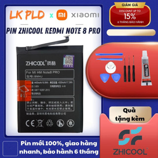 Pin redmi note 8 pro zin và zhicool, mã pin bm4j, dung lượng 4500mah, bảo hành 3 tháng