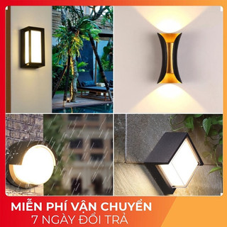 Đèn Tường ngoại thất ánh sáng vàng Bảo hành 1 năm Lỗi 1 đổi 1 chịu mưa năng tốt