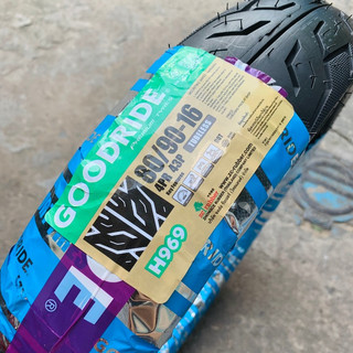 (H-969 80/90-16) Vỏ Goodride mã H-969 size 80/90-16 không ruột cho xe SH Mode, Nouvo - Made in Thailand