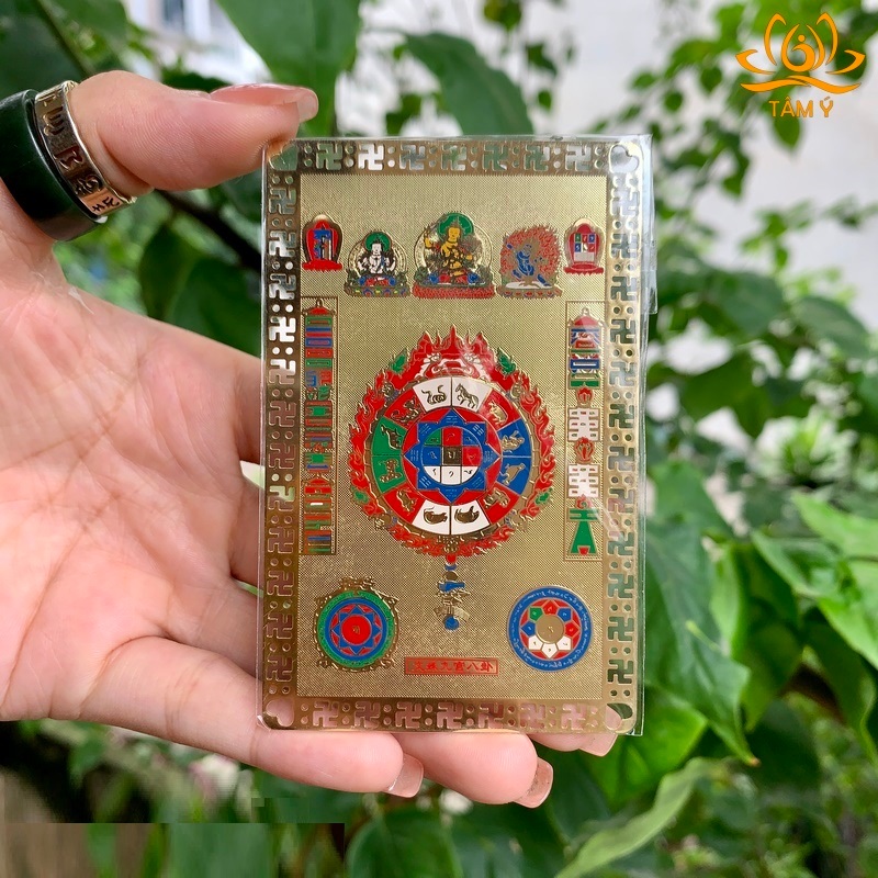 Thẻ bài Văn Thù Cửu Cung Bát Quái