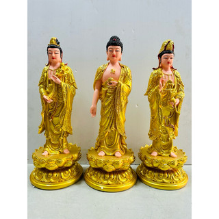 Bộ Tam Thế Phật, Tam Thánh đứng 38cm, 48cm chất liệu poly cao cấp 🌼🌼