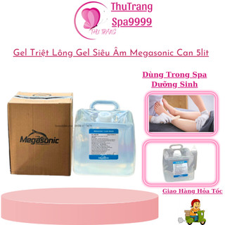 Gel Triệt Lông Siêu Âm Megasonic Can 5 Lít