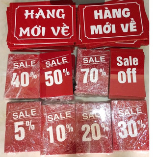 Biển Giảm Giá, Bảng Sale, Kẹp Quảng Cáo