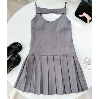 Váy yếm bé gái size đại 45kg Anniebaby váy bé gái đi học đi chơi phong cách Hàn Quốc chất xược hàn mềm mịn YE24004