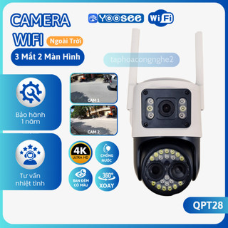 (BẢO HÀNH 12T) Camera WIFI YOOSEE Trong Nhà/Ngoài Trời, FullHD, Đàm Thoại 2 Chiều, Có Tia Hồng Ngoại