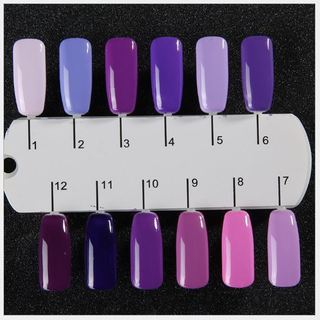 [Xả lỗ đổi bảng màu] AS tím purple series, sơn gel ZX