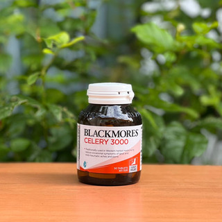 Date 7/25 Viên uống cho người bị gout Blackmores celery 3000 50 viên gút Úc
