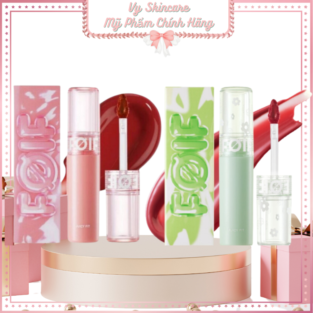 (FOIF BY MERZY) Son Tint Bóng Thuần Chay FOIF Juicy Fit Tint 3g