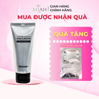 Kem dưỡng trắng chống nắng Moose+ 50ml kiểm soát bóng nhờn, bảo vệ da trước tia UVB UVA SPF 50
