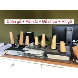 BÁN LẺ CHÂN GỖ TRÒN ( ĐÃ SƠN PU ) 8CM, 10CM ,12CM ,15CM ,20CM , CHÂN TIỆN CAO CẤP + KÈM PÁT SẮT + VÍT