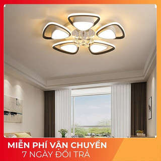 Đèn ốp trần trang trí 5 cánh phale tăng chỉnh sáng hiện đại có 3 chế độ sáng tăng chỉnh Mã 2066/5