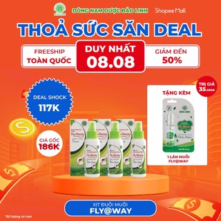 [Combo 2 Chai 100ml] Bình Xịt Đuổi Muỗi Flyaway Bảo Linh, 100% Thảo Dược Từ Thiên Nhiên, An Toàn Cho Bé và Cả Gia Đình