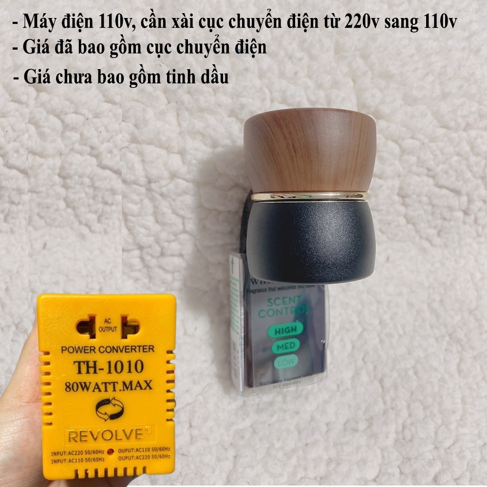 Hour Glass Bộ máy khuếch tán tinh dầu 3 mức cường độ chỉnh Hour Glass Adjustment Bath & Body Works