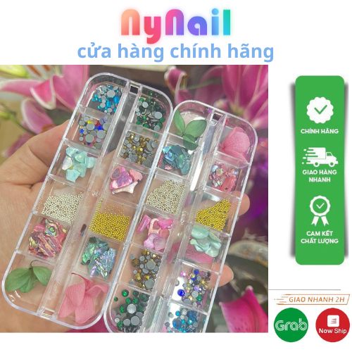 phụ kiện disign [random khay] mix trang trí móng