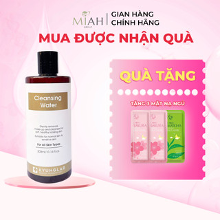 Nước tẩy trang Kyunglab Cleansing Water 300ml giúp làm sạch da khỏi bụi bẩn và lớp trang điểm cung cấp dưỡng chất cho da