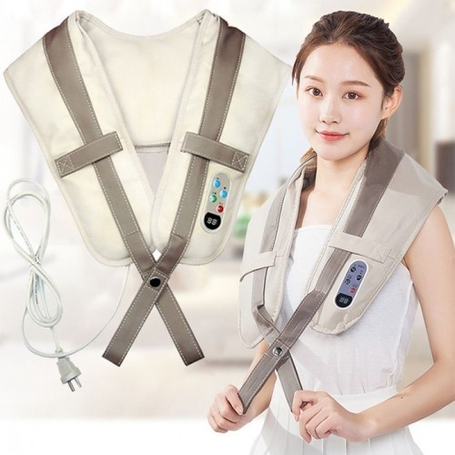 Máy massage đấm lưng vai cổ gáy KAW, Đai Massage Cổ Vai Gáy Giảm Mệt Mỏi Căng Thẳng
