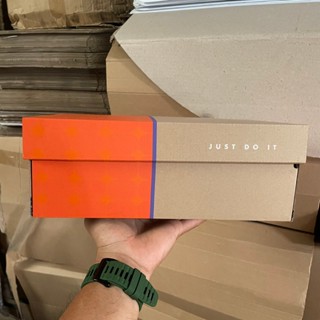 Hộp Đựng giày, dép NIKE NÂU IN CAM CHÍNH HÃNG nhiều size