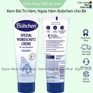 Kem Ngừa hăm Bubchen HÀNG ĐỨC, Ngừa Hăm Hiệu Quả, Làm Dịu Da bị Kích Ứng cho Trẻ Sơ Sinh, 75ml