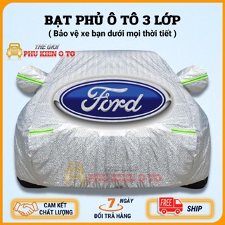 Bạt Phủ Xe Ô Tô Ford EcoSport, Everest, Territory, Escape, Focus, Explorer, Ranger - Chất Liệu Bạt Tráng Nhôm 3 Lớp