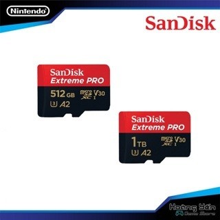 Thẻ nhớ microsdxc sandisk extreme pro 512gb/1tb a2 ~ 190mb/s - bảo hành 5 năm