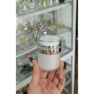 vỏ hộp, hũ đựng mỹ phẩm HŨ KEM CHÂN KHÔNG 30ML KHÔNG VÒI NHẤN