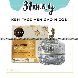 Kem Face Men Gạo Nicos Beauty Chính Hãng