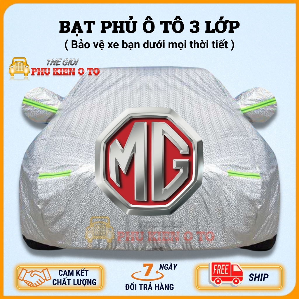 Bạt Phủ Xe Ô Tô MG HS, ZS, MG4,5,7, RX5