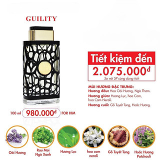 Nước hoa nam guility 100ml chính hãng