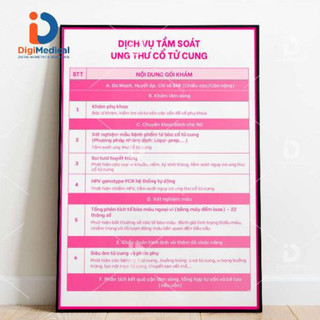 Dịch vụ tầm soát ung thư cổ tử cung