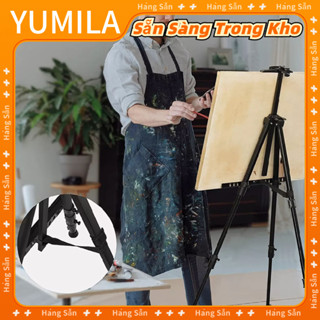 [Hàng Sẫn] Giá vẽ, giá vẽ đen gấp gọn, giá vẽ để bàn, giá vẽ tranh 158cm Yumila