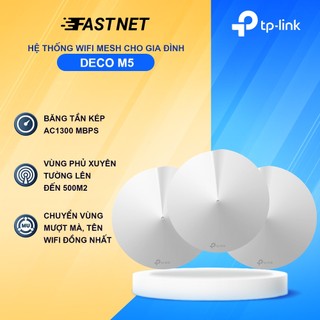 Hệ thống wifi mesh cho gia đình tp-link deco m5 chuẩn ac1300