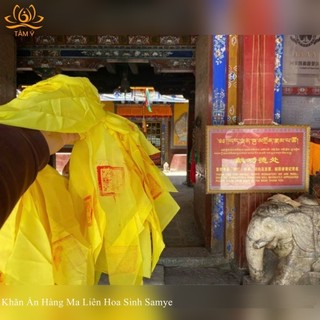 Khăn Ấn Hàng Ma Liên Hoa Sinh Tu Viện Samye Gompa Tây Tạng