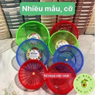 Rổ rửa rau, rổ đựng hoa quả, rổ nhựa đựng rau Việt Nhật bokisd.store blogtamsu hbq