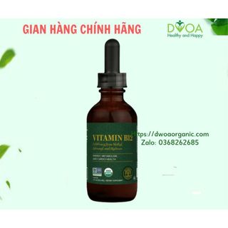 Vitamin B12 thuần chay hữu cơ Global Healing 5000 mcg 30ml