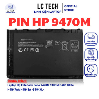 Pin laptop hp folio elitebook folio 9470m 9470 9480m ba06 ba06xl bt04 bt04xl h4q47aa h4q48a hstnn-ib3z 52wh zin lc tech