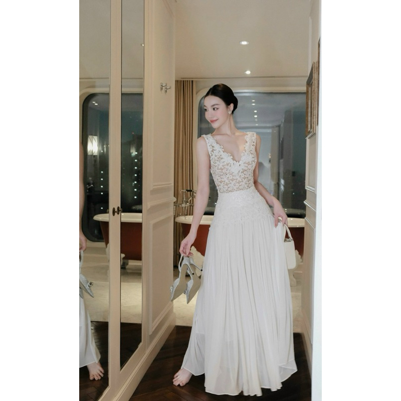 ĐẦM MAXI REN HOA TKCC CHUẨN MẪU ( SM chọn sz ib )
